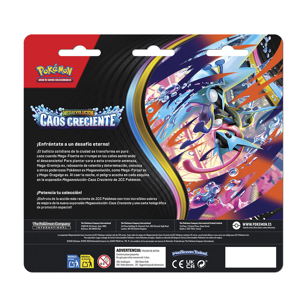 Blister 3 sobres Caos Creciente Carto Promo Chamaleon