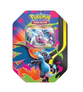 Mega Charizard X 2026 Spring Tin | 4 Sobres | POKÉMON | Español