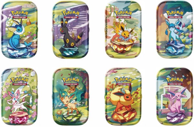 POKEMON TCG MINI LATA EVOLUCIONES PRISMÁTICAS
