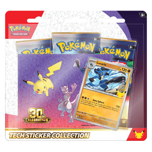 Celebración 30.º Aniversario: Lucario Tech Sticker Collection