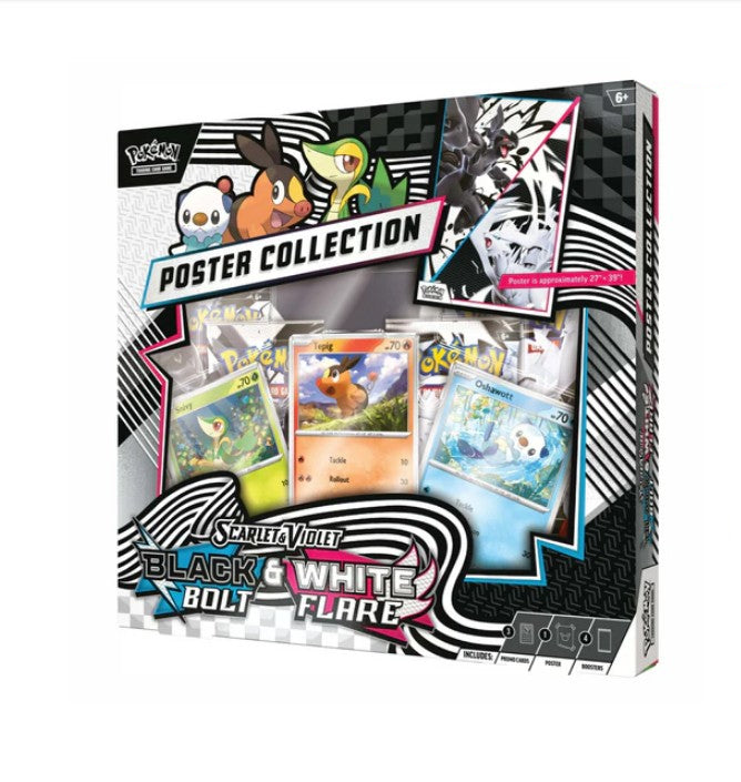 Caja Unova Poster FULGOR NEGRO and LLAMA BLANCA