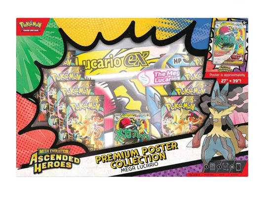 POSTER COLLECTION - MEGA LUCARIO EX (ESPAÑOL) POKEMON