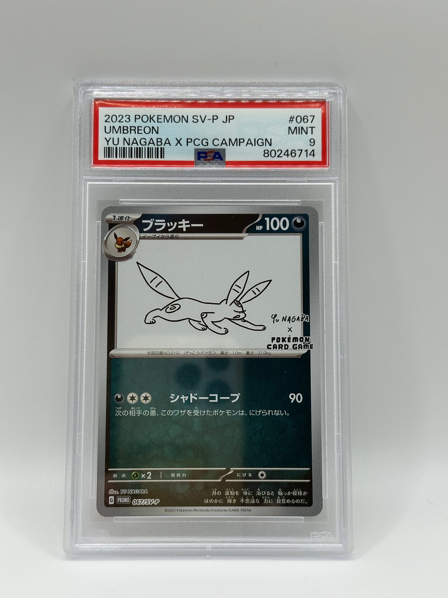 PSA 9 Pokemon Yu Nagaba pikacyu Eevee Promo 【 Set Of 10 】
